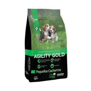 Alimento perro Agility Gold pequeños cachorros x 1,5 kg